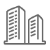 Floral building services icon